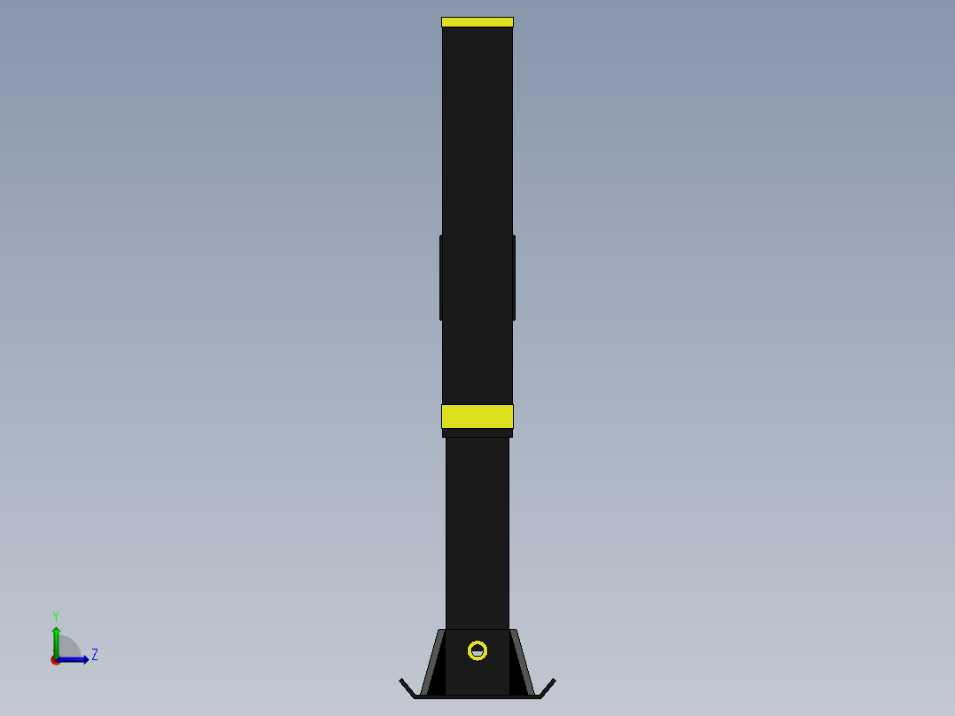 手摇式升降支腿模型443018==10左视图