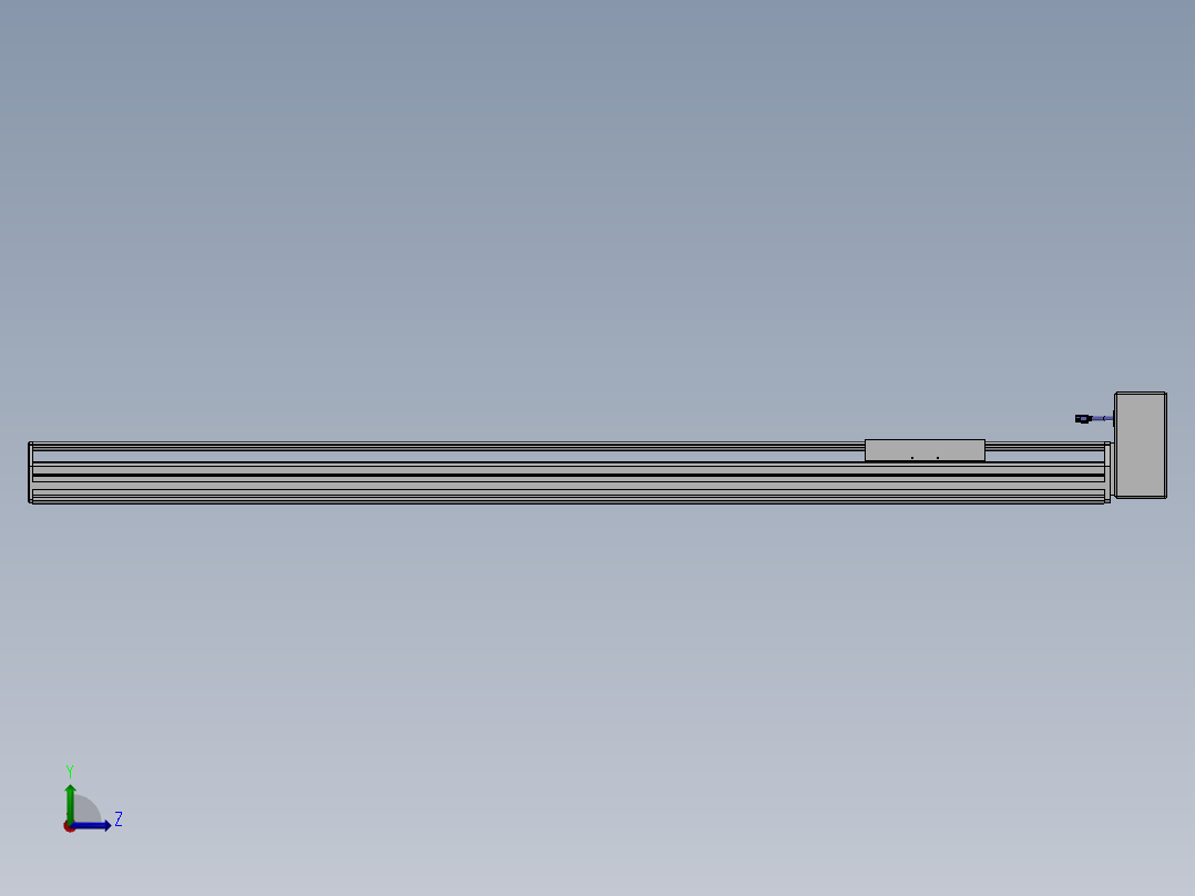 精密模组MT220-L150-1700-LU-M75-C4左视图
