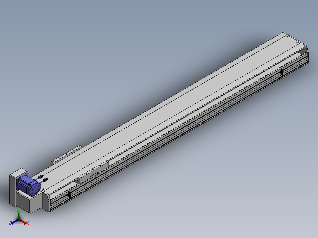 精密模组MT220-L150-1700-LU-M75-C4正等轴测图