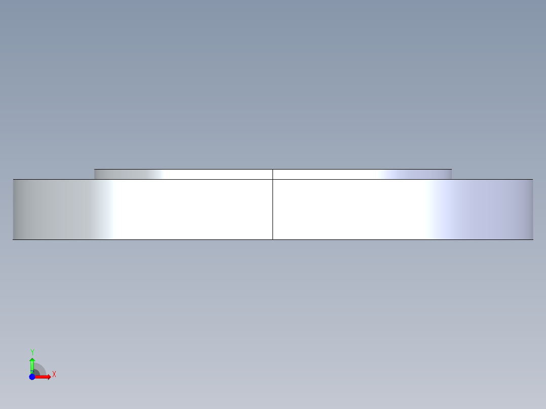 聚氯乙烯配件25-Sch80_Blind Flange_853-060_6in前视图