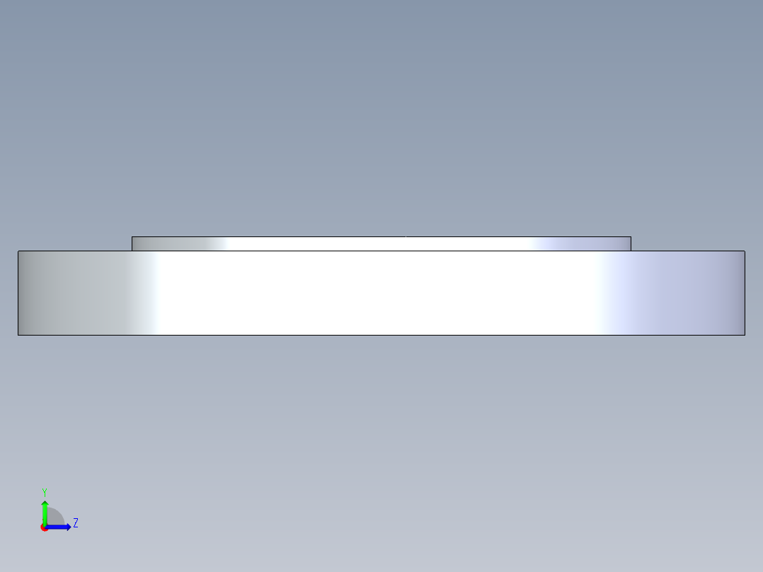 聚氯乙烯配件25-Sch80_Blind Flange_853-060_6in左视图