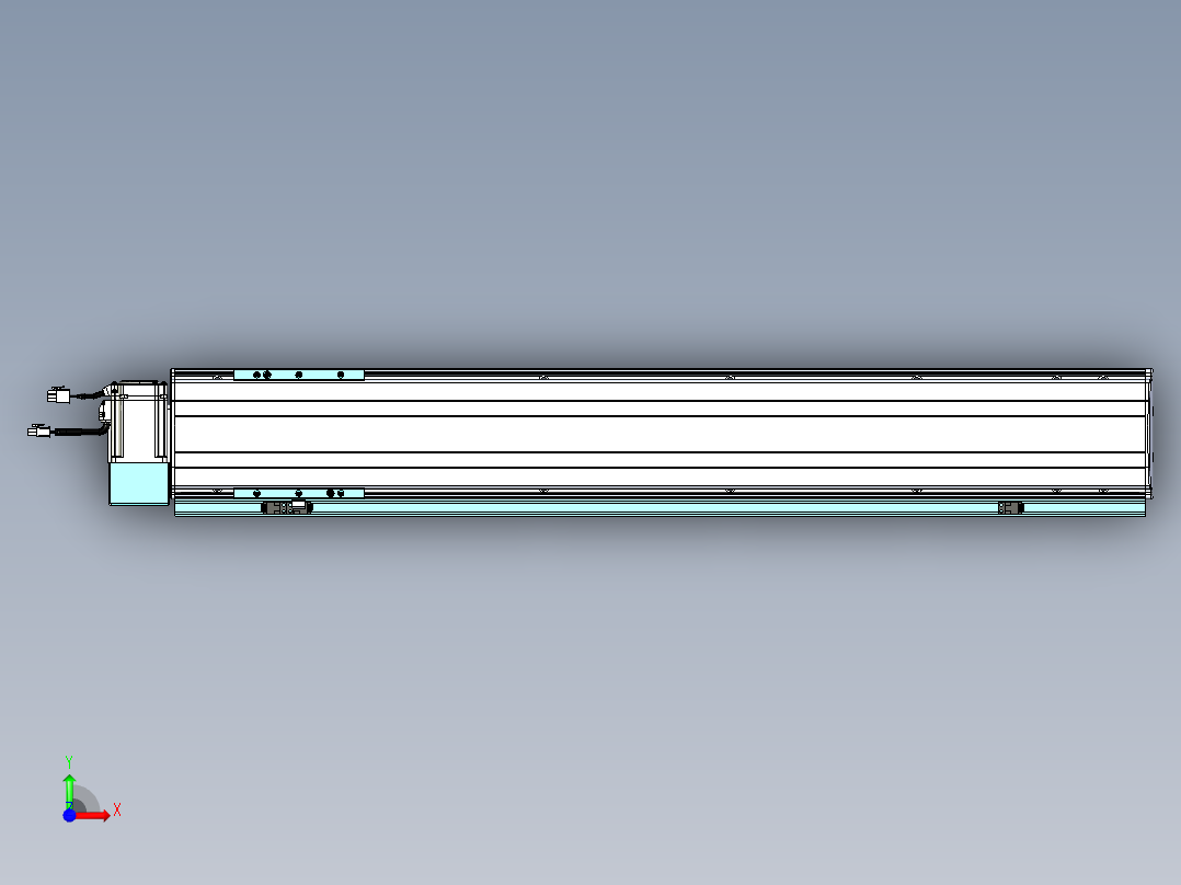 威洛博VBF同步带传动一般环境VBF14-L45-S750-BLU-ZP40-C3前视图
