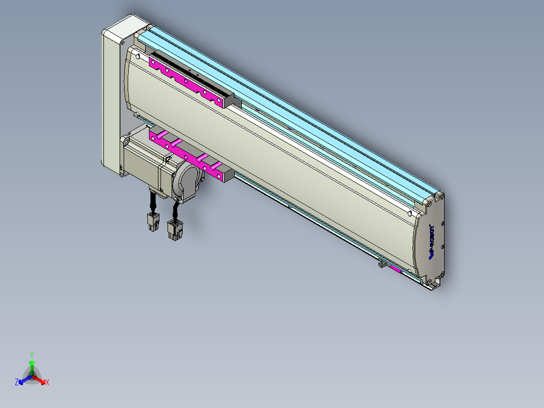 威洛博QF14-Lxx-C-S300-BL-ZP40-C3正等轴测图