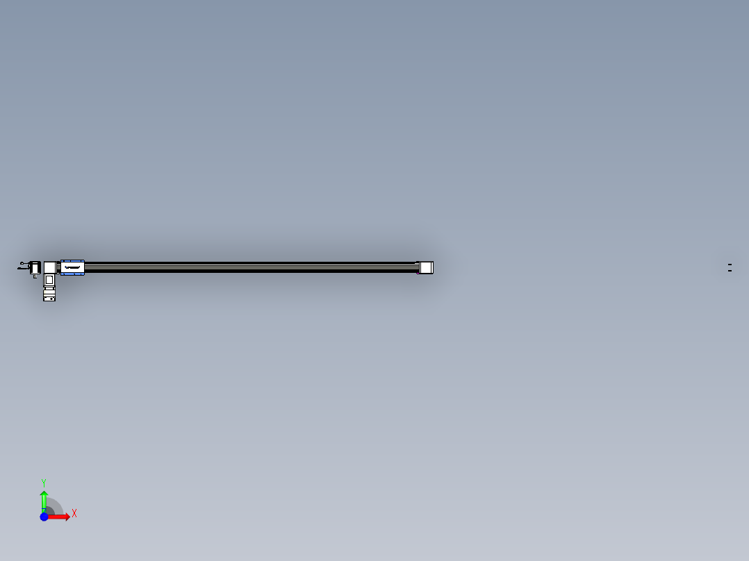 威洛博LB.GB同步带传动--欧规系列GB8-L192-S2550-BL-P75-K前视图