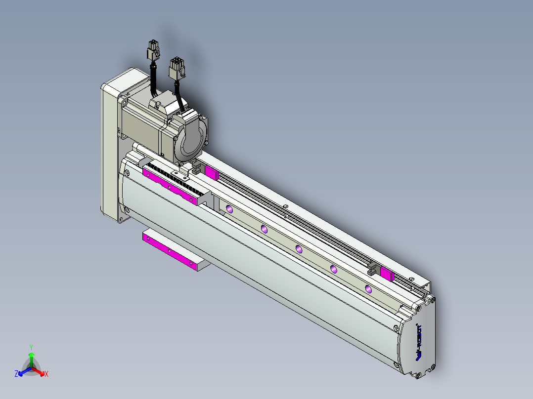 威洛博QF12-Lxx-S300-BR-ZP40-C3正等轴测图