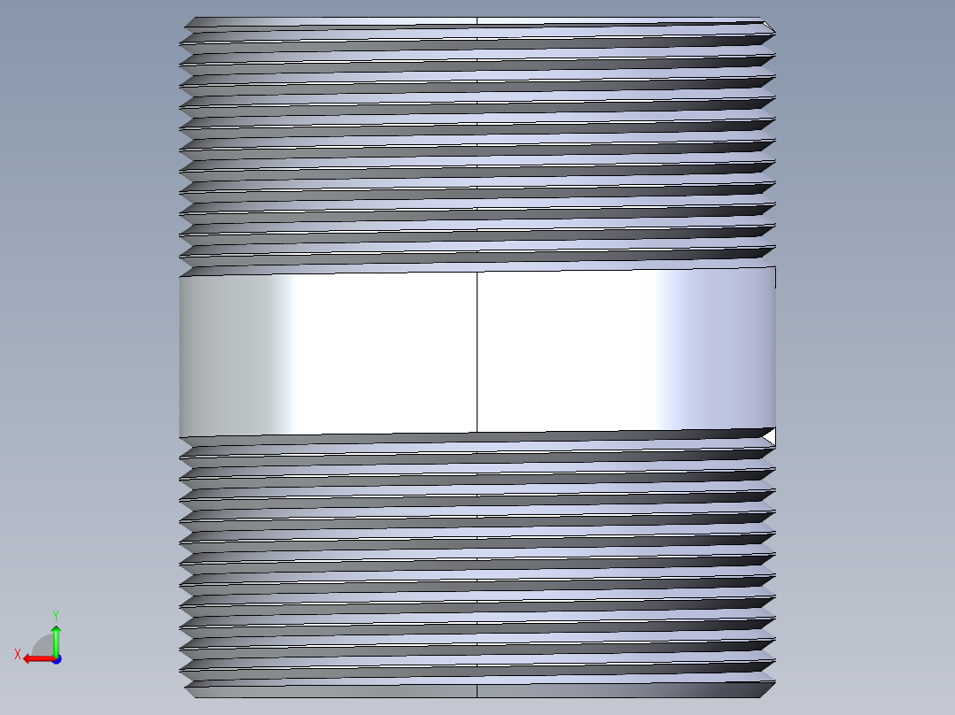 CPVC管件33-Sch80_Nipple_MPTxMPT_9861-341_3in x 4in后视图