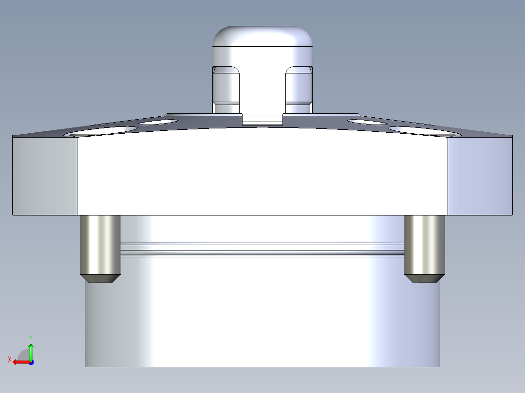 KOSMEKSFK3150-GN多系列多零件图纸模型后视图