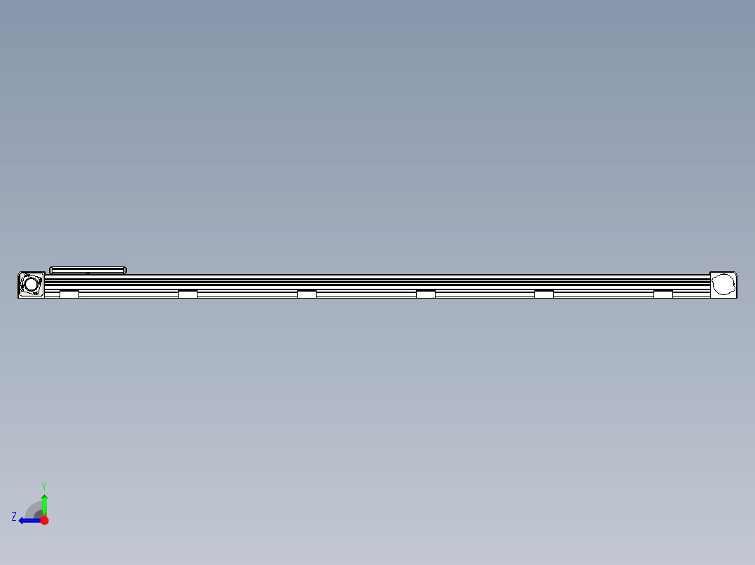 同步带滑台-欧规B8-L176-S1950-L-ZP40-D3-N5右视图