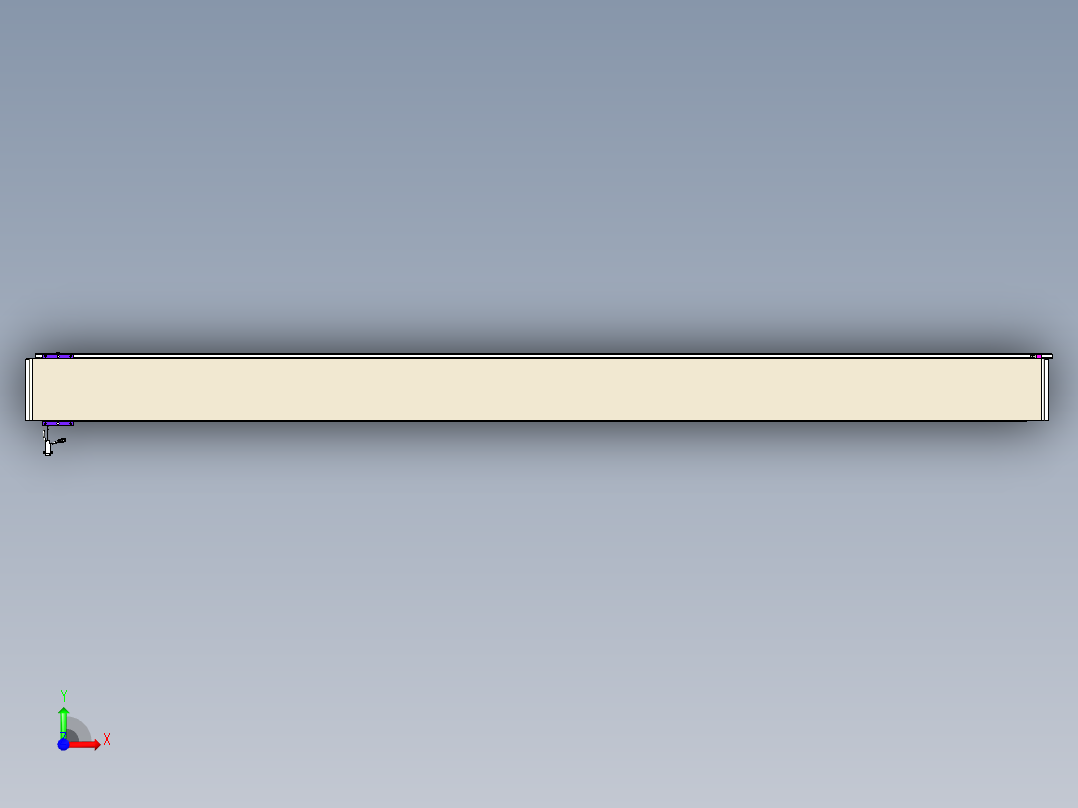 威洛博VL系列3d模型模组VL22H1Y-S3400前视图