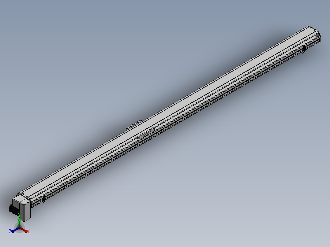 精密模组MT140-L110-2500-RD-M40-C4正等轴测图