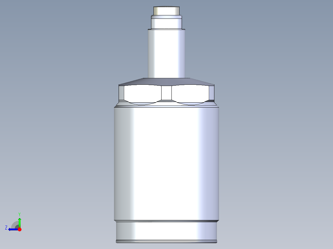 KOSMEKLD0452-EQ多系列多零件图纸模型右视图
