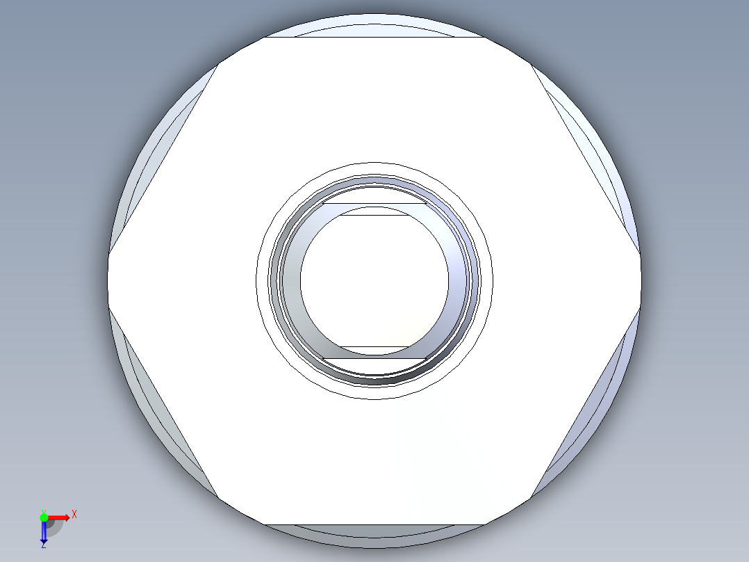 KOSMEKLD0452-EQ多系列多零件图纸模型俯视图