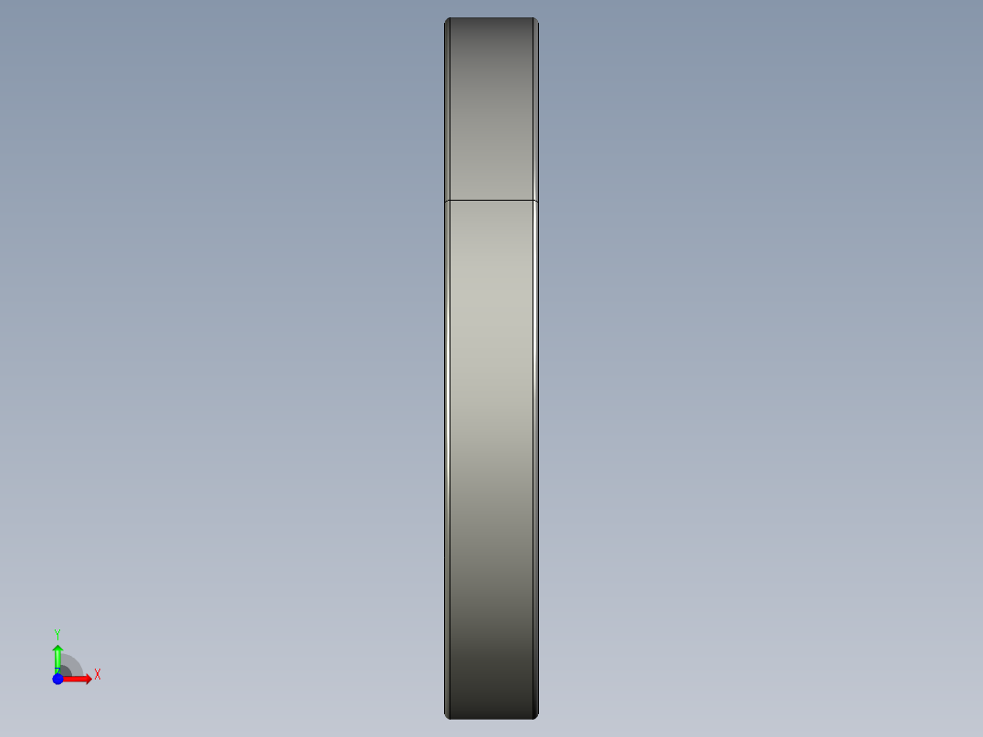 深沟球轴承16009前视图