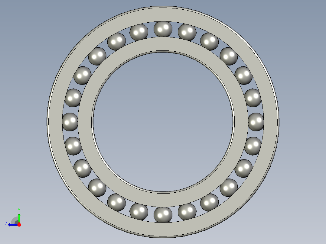 深沟球轴承16009右视图