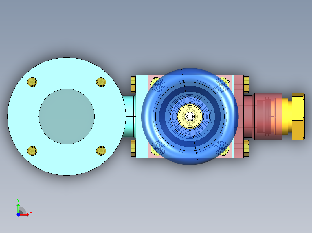 真空阀三维图==648998===350前视图