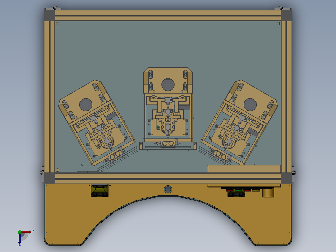 自动锁垫片机（sw18可编辑+工程图+BOM）俯视图