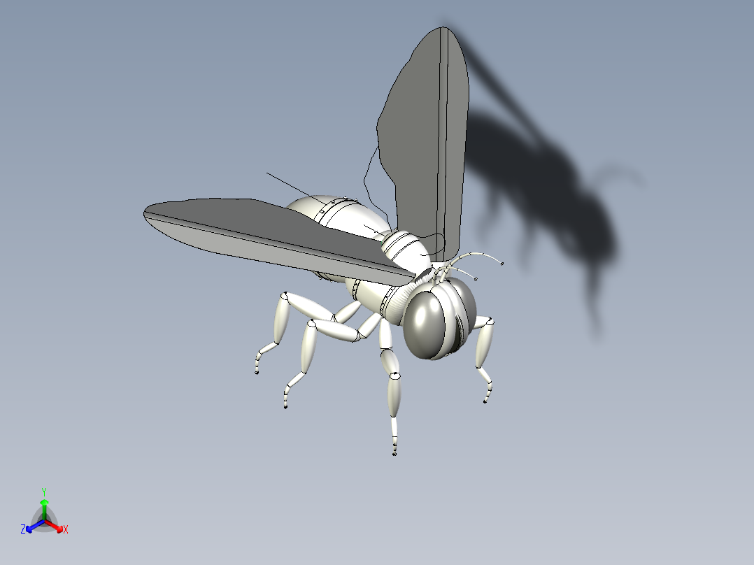 Tekfly特蝇苍蝇<span style='color: red'>模型</span><span style='color: red'>3D</span><span style='color: red'>图纸</span> <span style='color: red'>STP</span> <span style='color: red'>IGS</span>格式