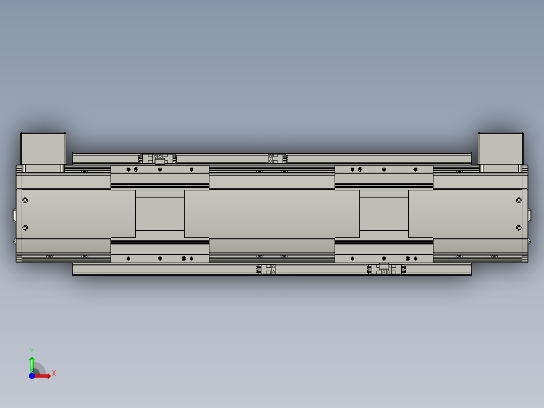 威洛博双电机滑台-VBF14S2-L50-S150-BD-P40-C6前视图
