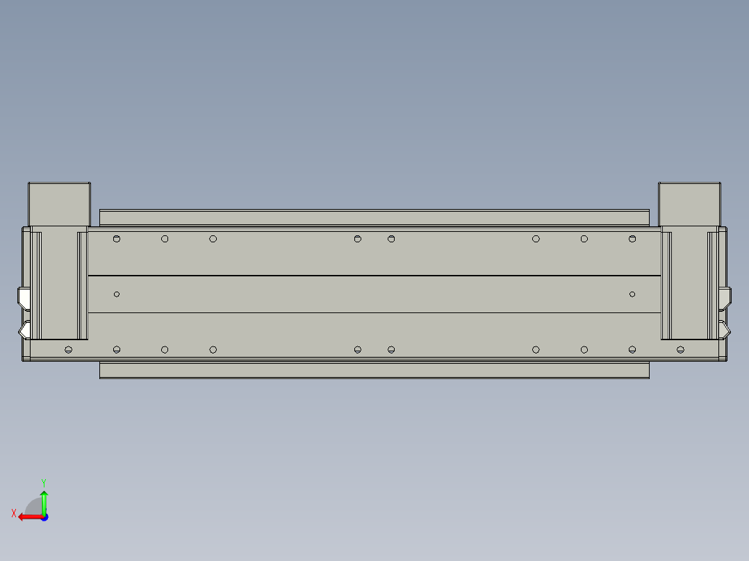 威洛博双电机滑台-VBF14S2-L50-S150-BD-P40-C6后视图