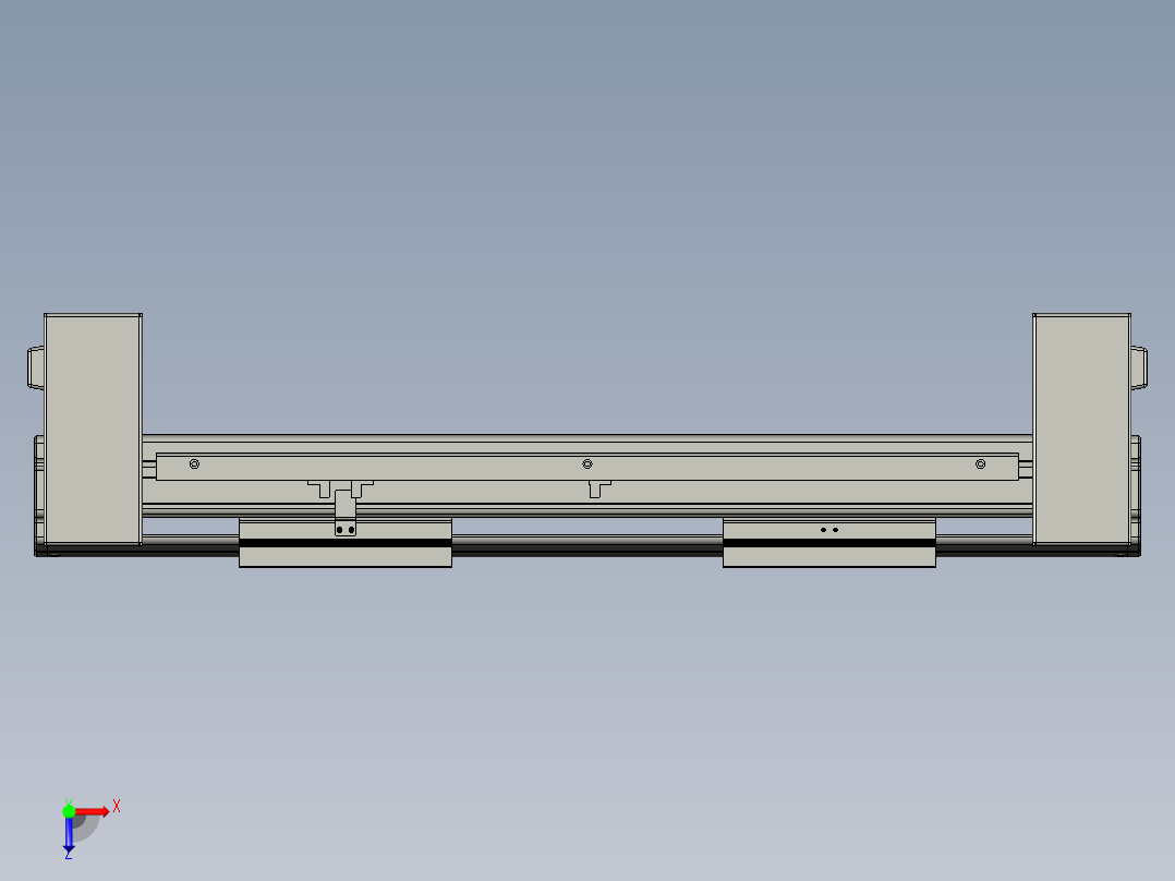 威洛博双电机滑台-VBF14S2-L50-S150-BD-P40-C6俯视图