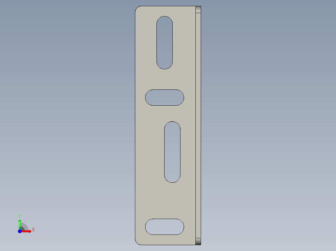 基恩士LV-H35F(62F)Bracket1_kc图纸模型前视图