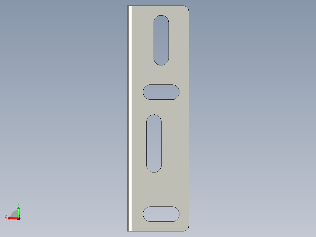基恩士LV-H35F(62F)Bracket1_kc图纸模型后视图