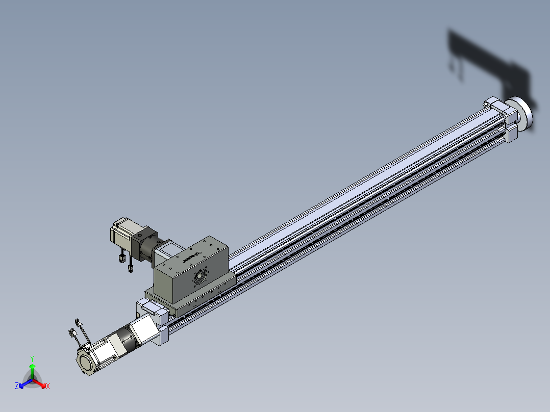 威洛博直线电机模组EB8ZR-L200-S1200-RZP75B5K-ZP755K-MS3