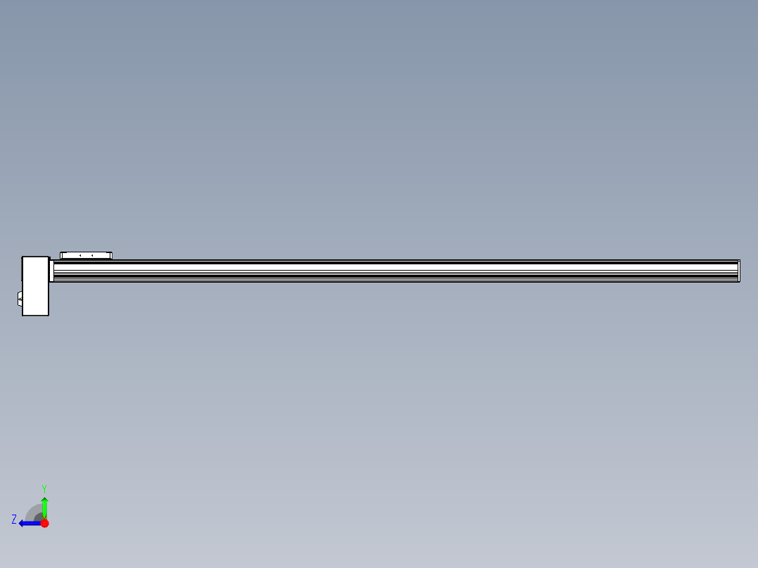 同步带全封闭直线模组TPA-HCB-105D-90-L1500-RP-Y-P20-N3右视图