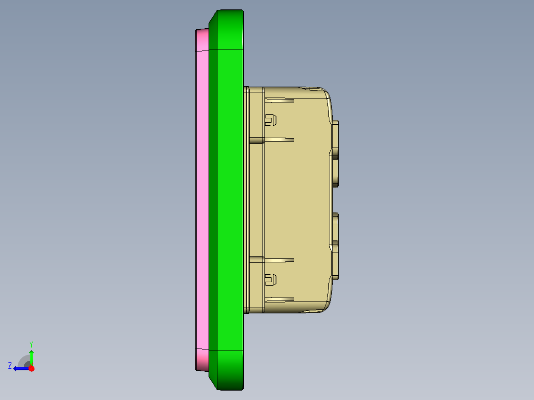 飞利浦-三开开关 STP右视图