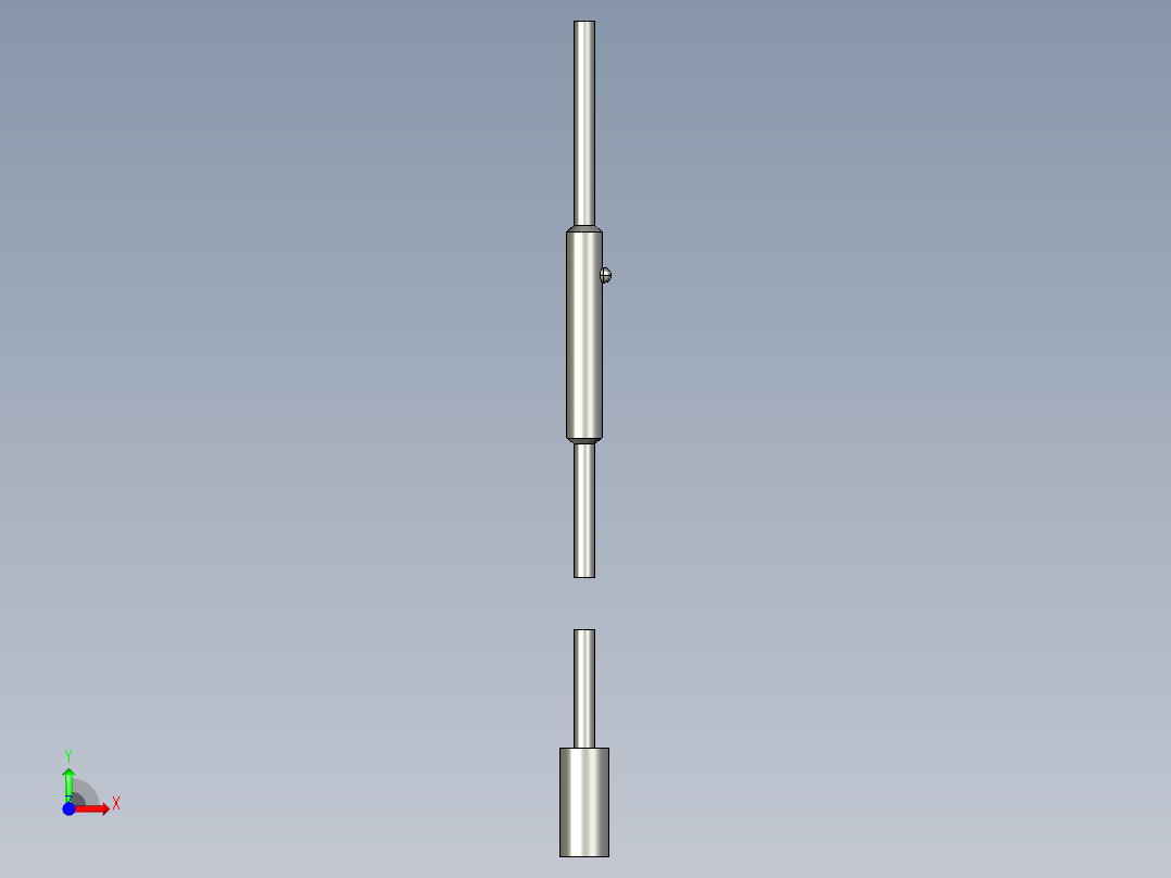基恩士EM-080_kc图纸模型前视图