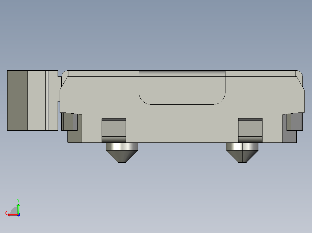 16.1㎜ x 4.0㎜侧面操纵SMD轻触开关后视图