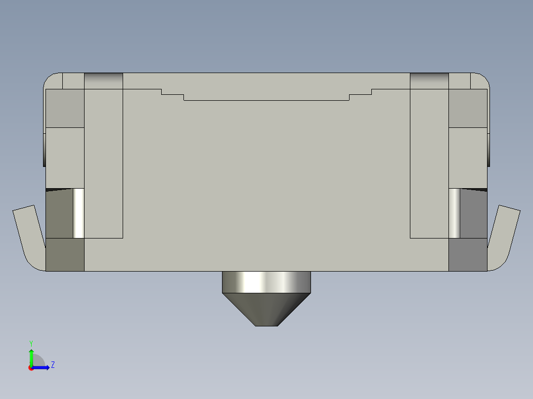 16.1㎜ x 4.0㎜侧面操纵SMD轻触开关左视图