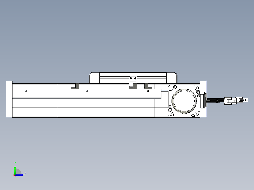 威洛博LB.GB同步带传动--欧规系列LB6A-L130-S100-BR左视图