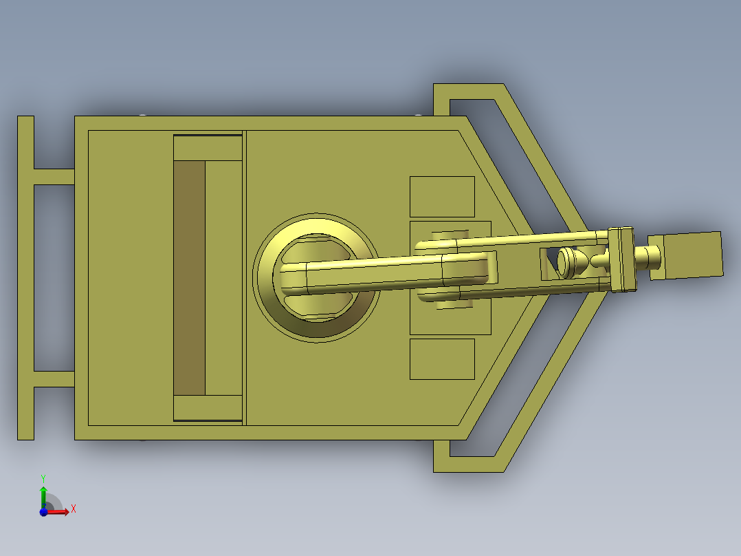 茄子收割机三维模型资料前视图