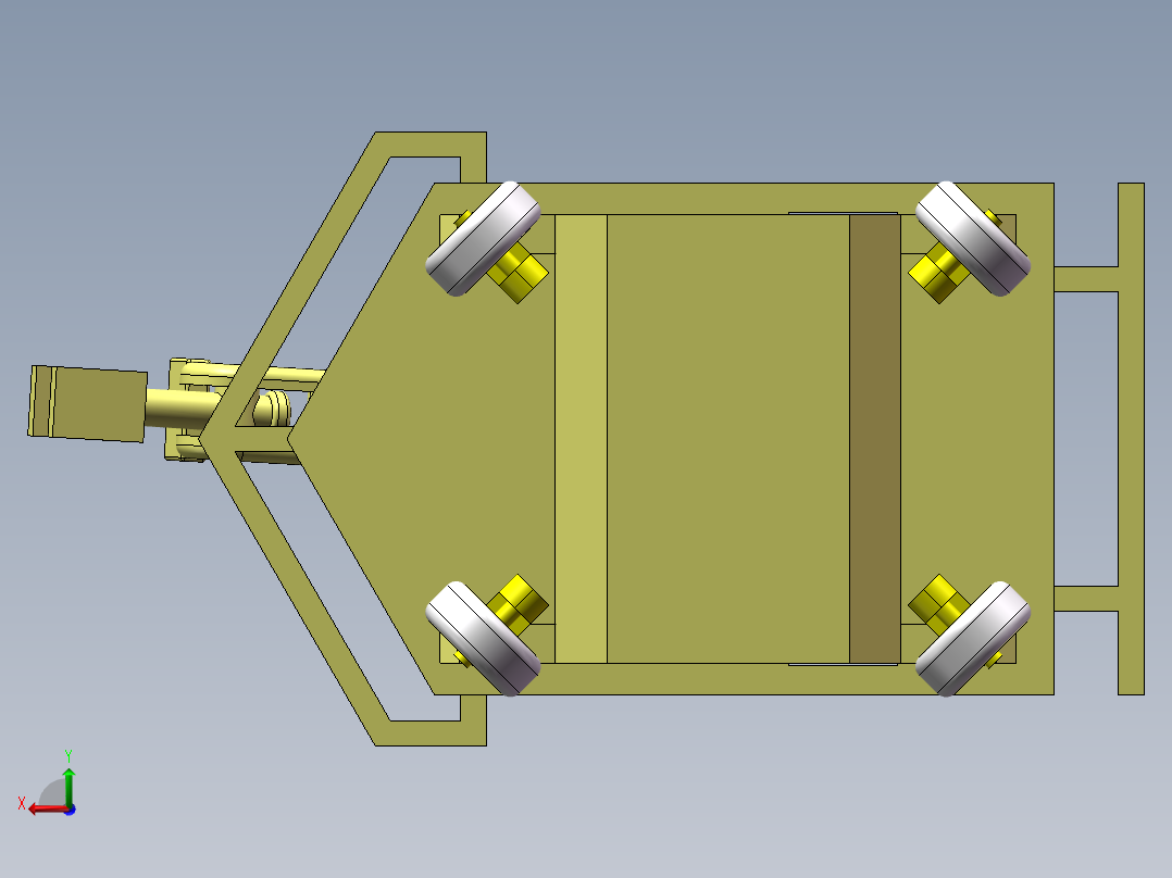 茄子收割机三维模型资料后视图