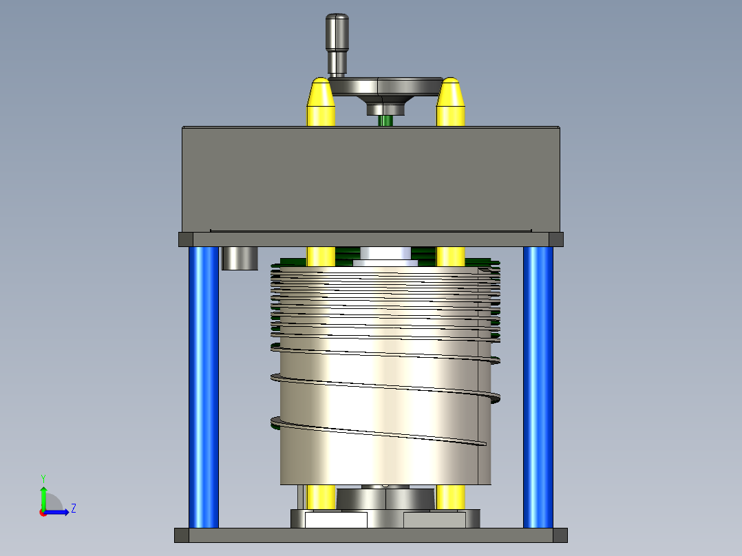 碗分离机step左视图