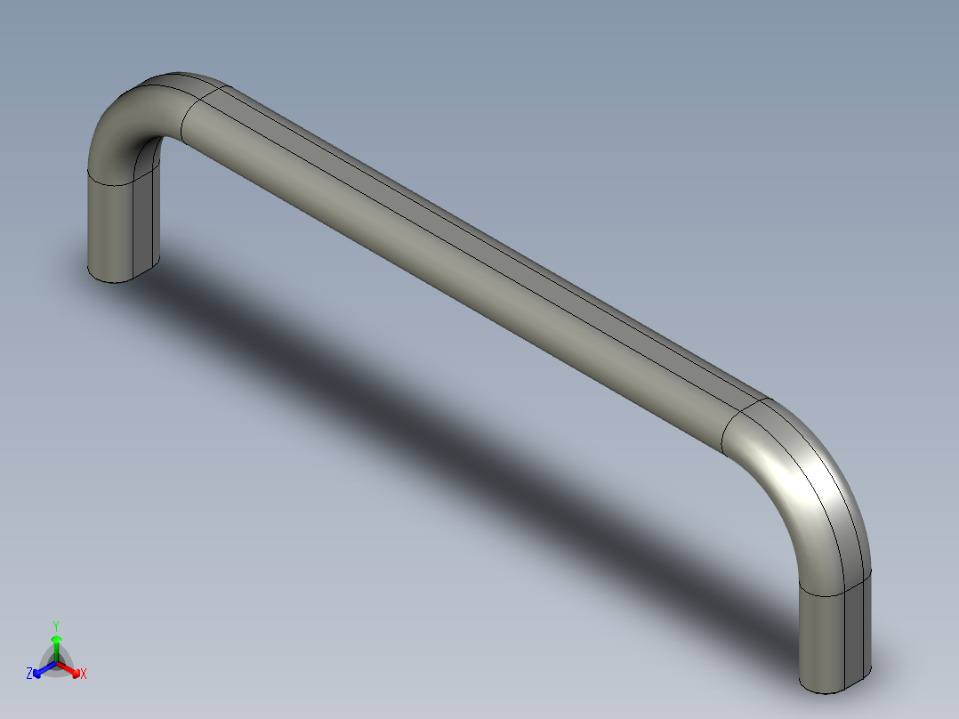 取手(不銹鋼)EF(A)-<span style='color: red'>3D</span>多系列多零件图纸模型