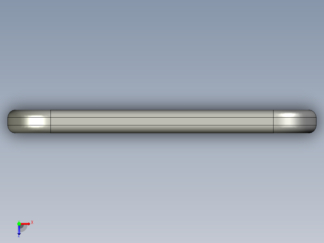 取手(不銹鋼)EF(A)-3D多系列多零件图纸模型俯视图