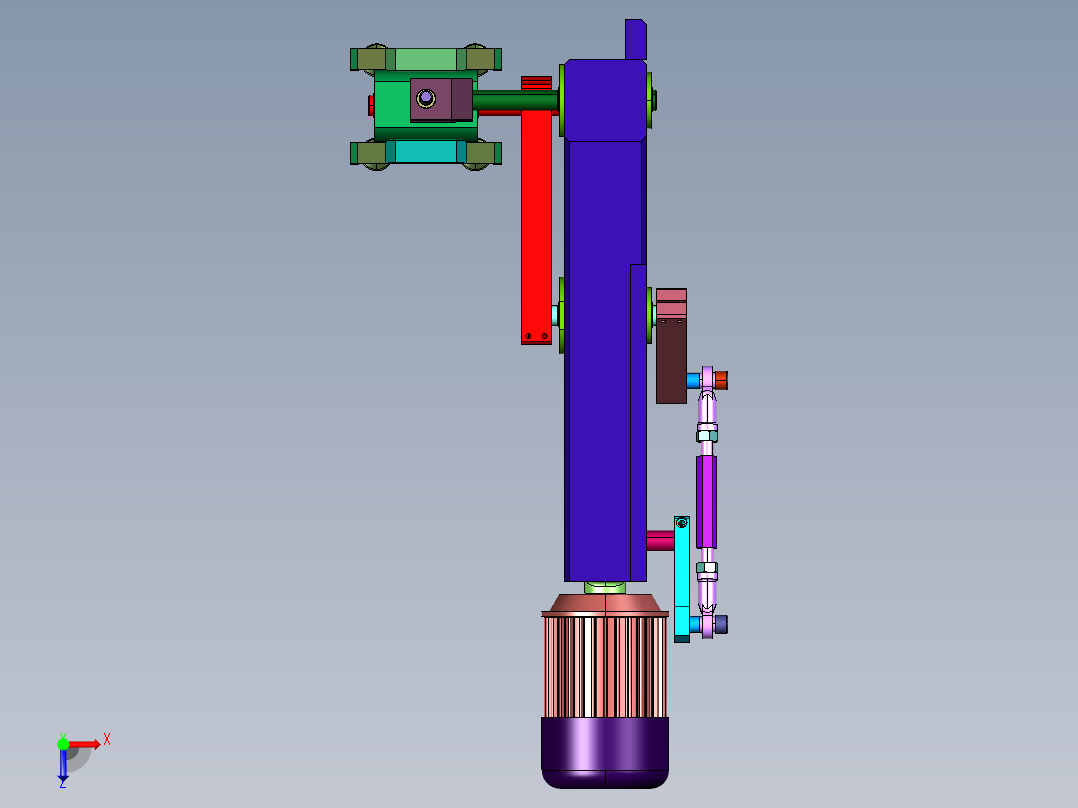 高速搬运吸盘抓手俯视图