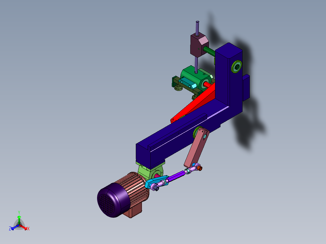 高速搬运吸盘抓手正等轴测图