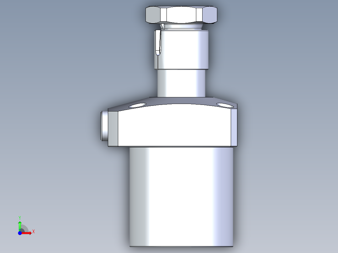 KOSMEKLHA0650-CR-Y30多系列多零件图纸模型前视图