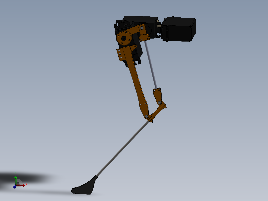 Quadruped Bot and leg四足<span style='color: red'>机器人</span>