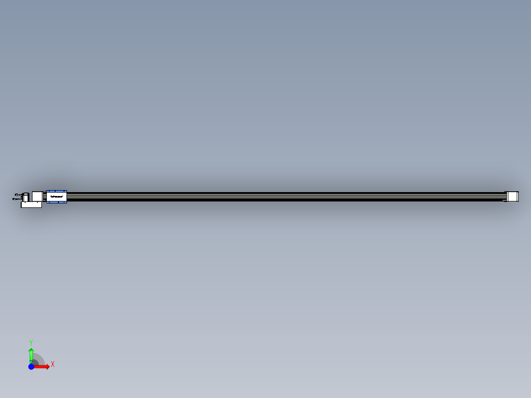 威洛博LB.GB同步带传动--欧规系列GB8-L96-S3900-BL-P40前视图