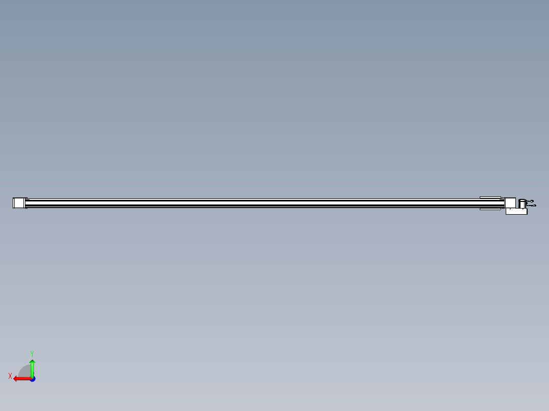 威洛博LB.GB同步带传动--欧规系列GB8-L96-S3900-BL-P40后视图
