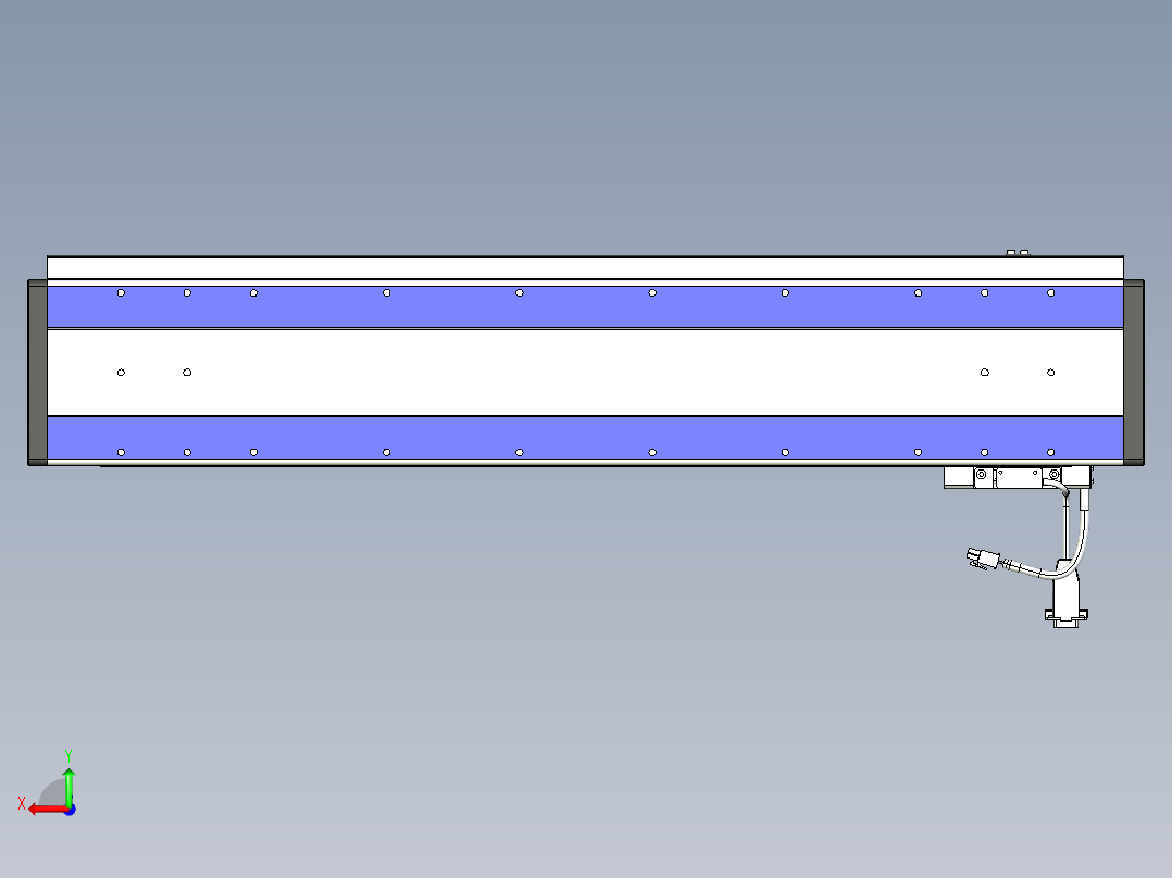 威洛博VL系列3d模型模组VL14S1Y-S650后视图