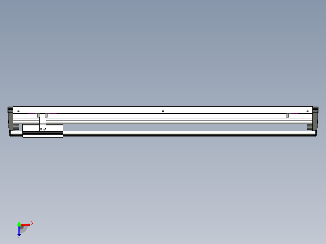 威洛博VL系列3d模型模组VL14S1Y-S650俯视图