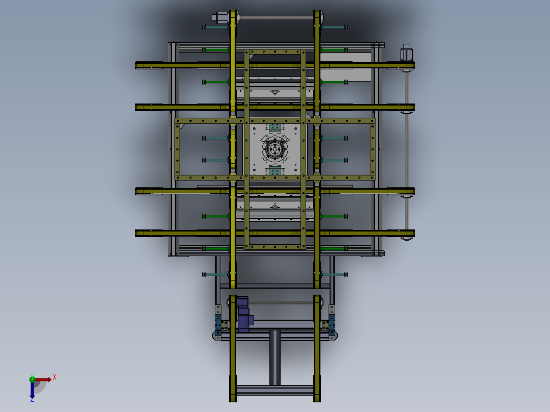 玻璃运输皮带线sw20可编辑俯视图