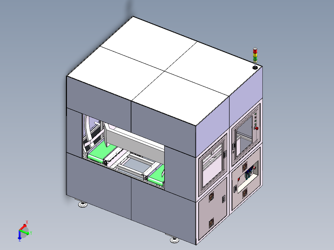 方形箱子翻转变位机sw19可编辑