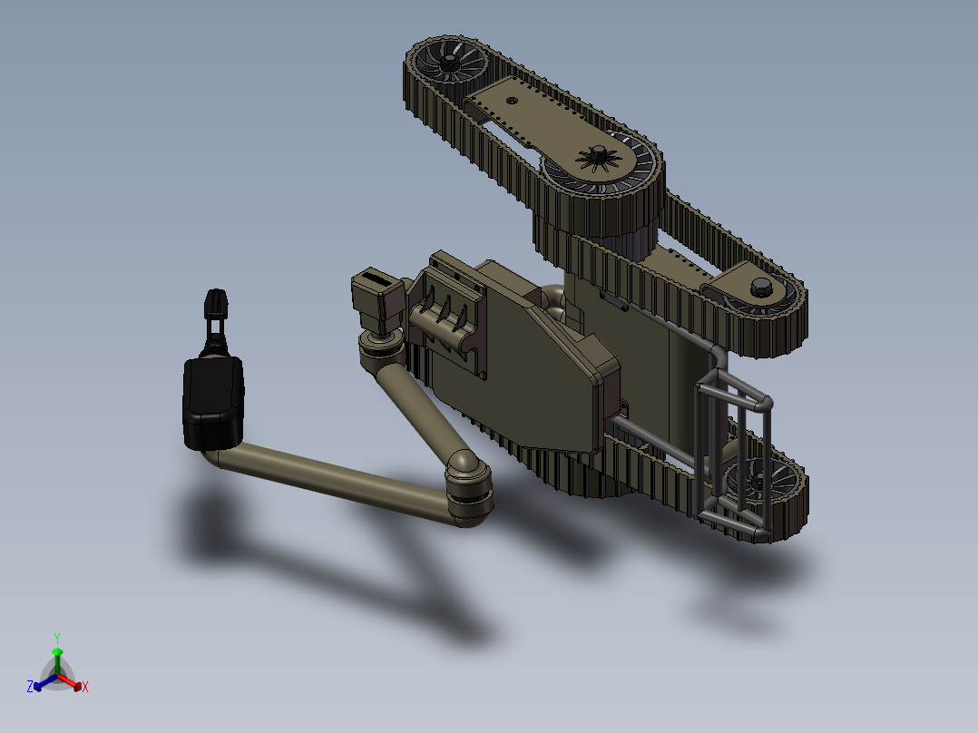 Robot履带车<span style='color: red'>3D</span><span style='color: red'>图纸</span> 三维<span style='color: red'>图纸</span> <span style='color: red'>非标</span><span style='color: red'>自动化</span><span style='color: red'>图纸</span>