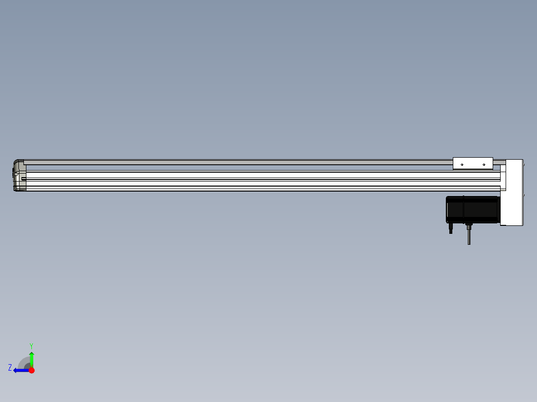 Toyo东佑达直线模组-ETH13-950-BM-400W右视图